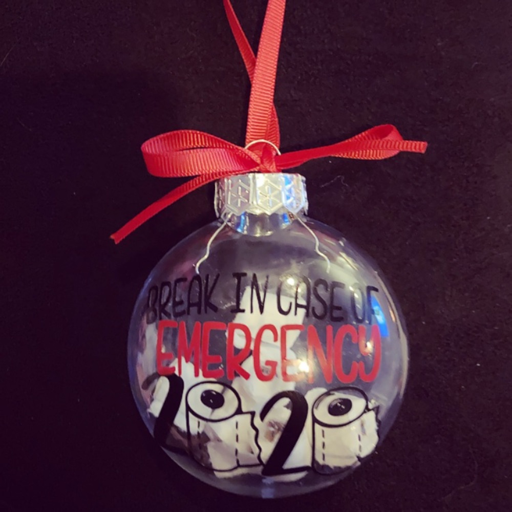 “Break Incase Of Emergency 2020” Ornament